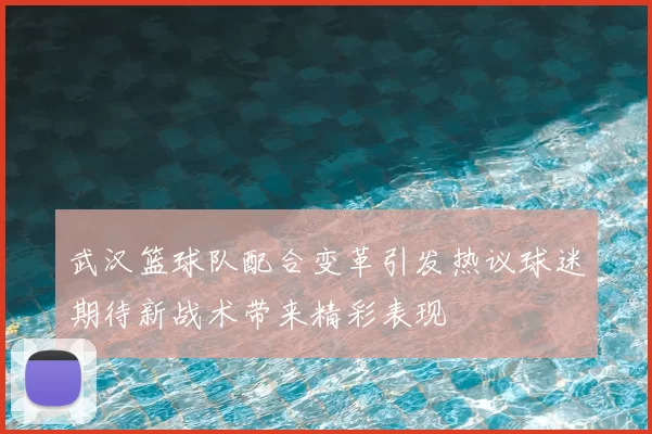 武汉篮球队配合变革引发热议球迷期待新战术带来精彩表现