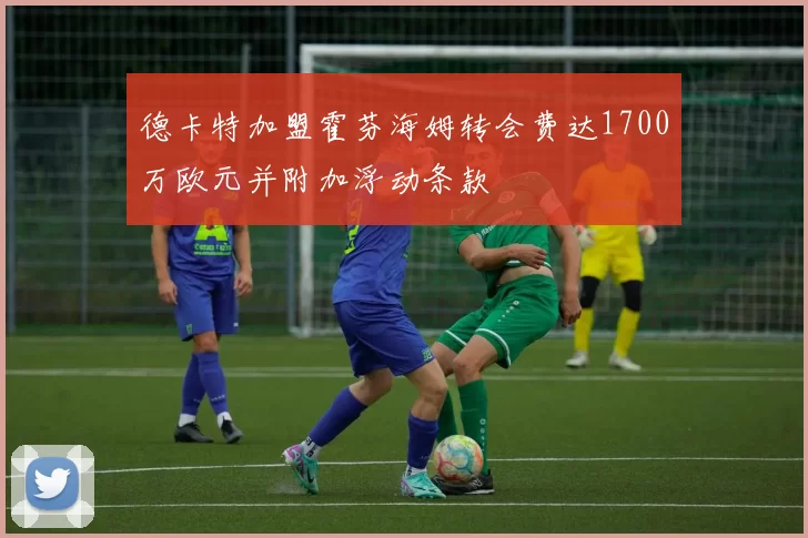 德卡特加盟霍芬海姆转会费达1700万欧元并附加浮动条款