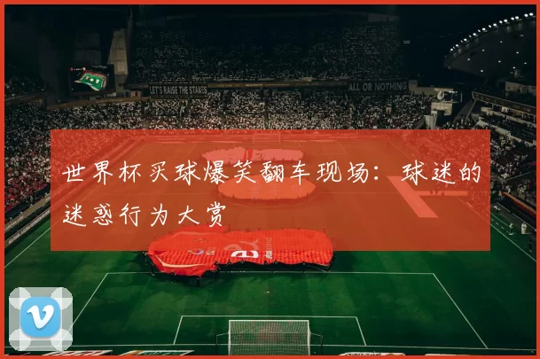 世界杯买球爆笑翻车现场：球迷的迷惑行为大赏