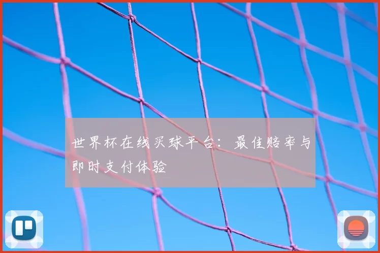 世界杯在线买球平台：最佳赔率与即时支付体验